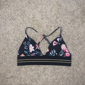 floral bikini top